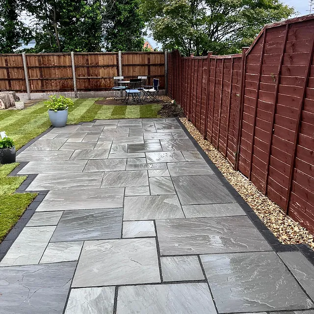 Easy Gardens - Patio, Pathway and fencing