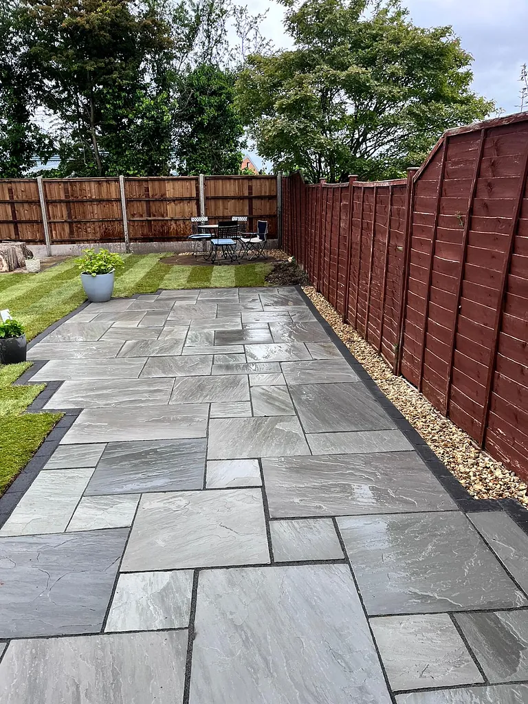 Easy Gardens - Patio, Pathway and fencing