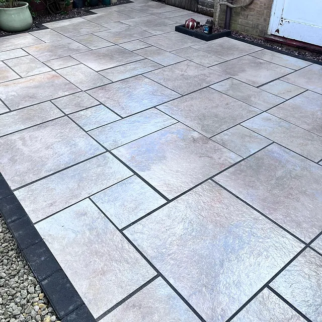 New patio area